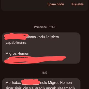 Migros Eksik Ürün Bulunması