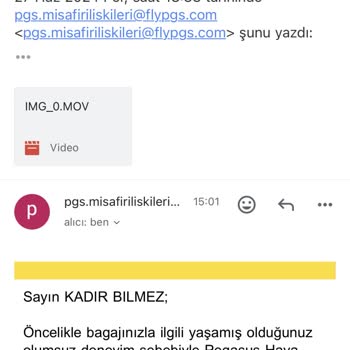 Pegasus Havayolları Kırılan Valiz