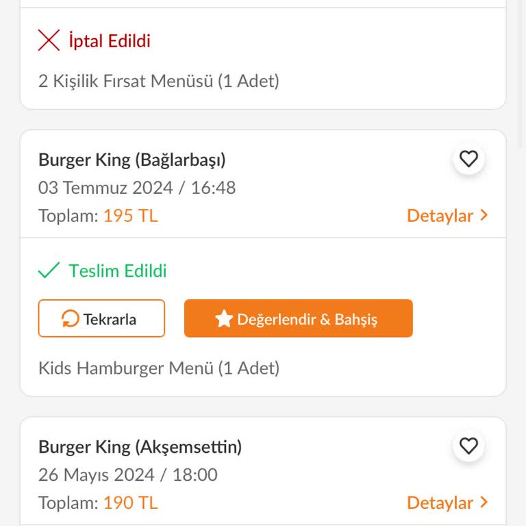 Popeyes Ve Trendyol'dan Sürekli Teslimat Sorunu Yaşıyorum