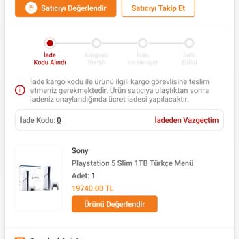 Trendyol'da Satıcı Adreste Olmadığından İade Olmuyor