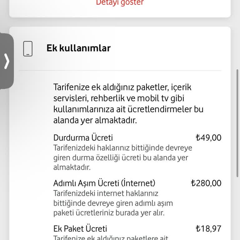 Vodafone Faturasının Yüksek Gelmesi