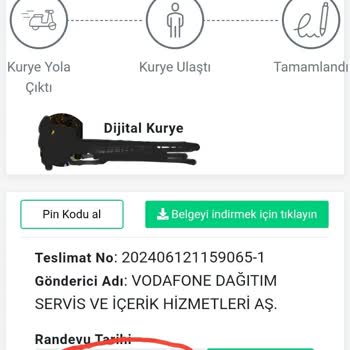 Dijital Kurye Teslimat Sıkıntısı, 1 Aydır Teslim Edilmedi.