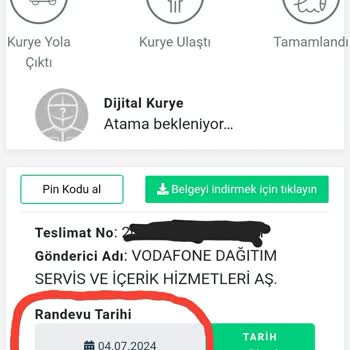 Dijital Kurye Teslimat Sıkıntısı, 1 Aydır Teslim Edilmedi.