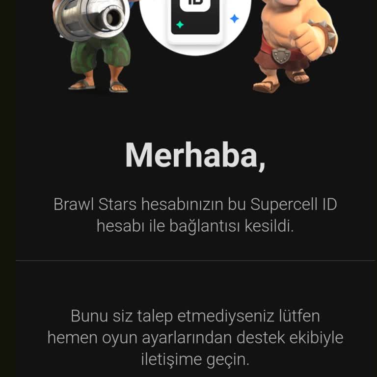 Supercell ID Bağlantım Benden Habersiz Kesildi