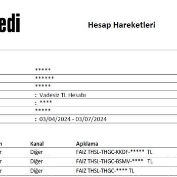 Yapı Kredi Bankası Esnek Hesap Faizi Hatası