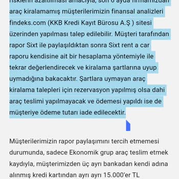 Sixt Findeks Sorgusu İle Mağdur Olmamak İçin Dikkat!