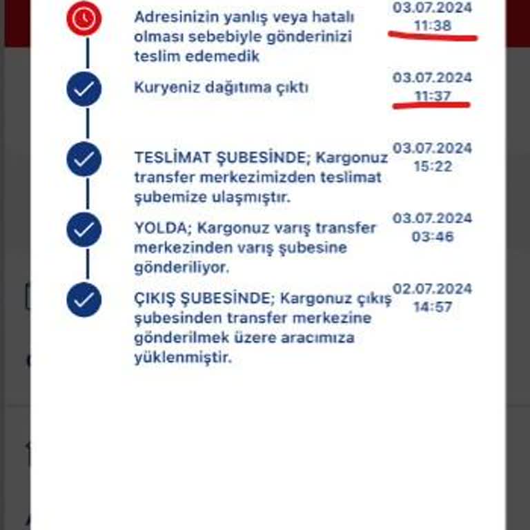 Aras Kargo Marmara Kurumsal Şubesi Paketi Teslim Etmiyor.