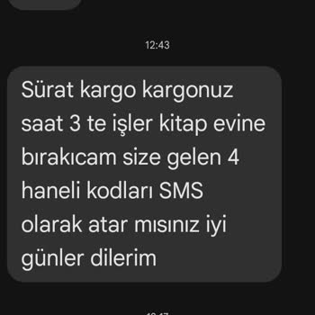 Sürat Kargo Kargo Mağduriyetim Giderilsin