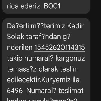 Sürat Kargo Kargo Mağduriyetim Giderilsin