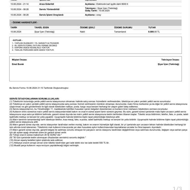 Bosch Şi. İç. Teknik Servis Buzdolabı Paramızla Mağdur Olduk