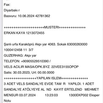 Boyser Servis Hizmetleri Boyser Personeli Fabrikaya Onarmaya Götürmediği Sandalyeleri Bozdu