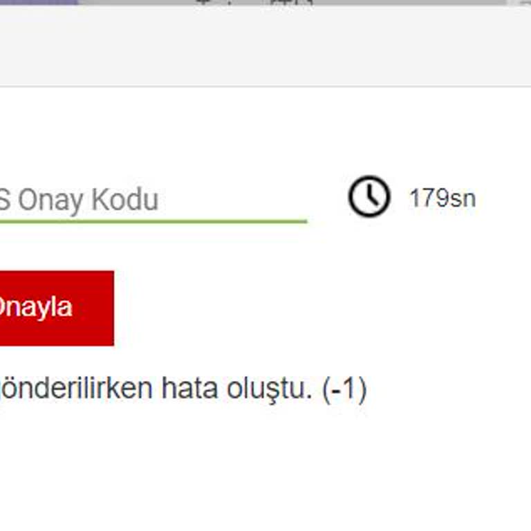 UYAP Elektronik Tahsilat Sistemi OTP Gönderilirken Hata Oluştu!