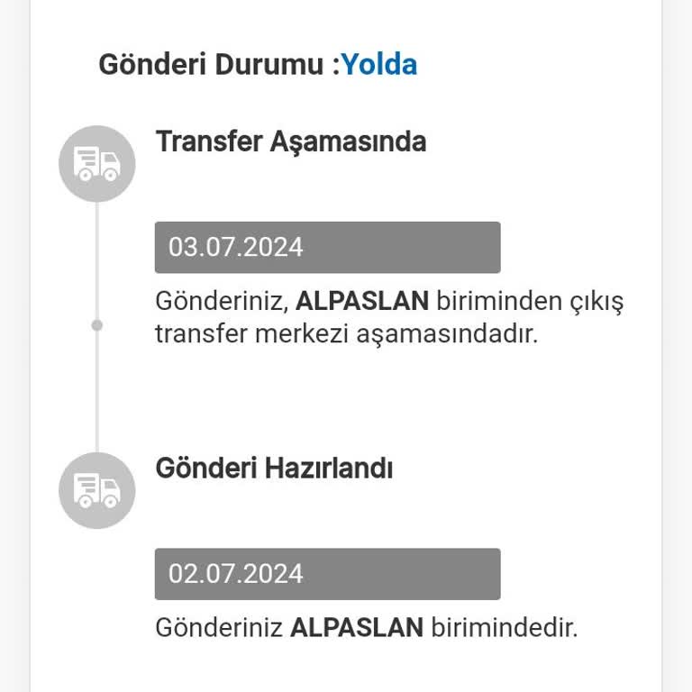 Dekopratik MNG Kargo Kayseri Şubesinde Bekleyen Kargom