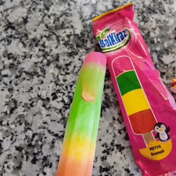 Karda Dondurma Balkiraz Ürünü Kırık Dondurma Çubuğu Çıktı