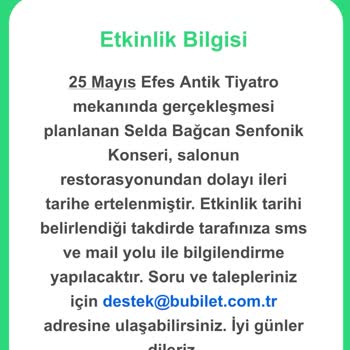 Bubilet Olmayan Organizasyonun Biletini Satıyor! Hem De Defalarca...