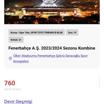 Fenerbahçe Kombine Yenileme