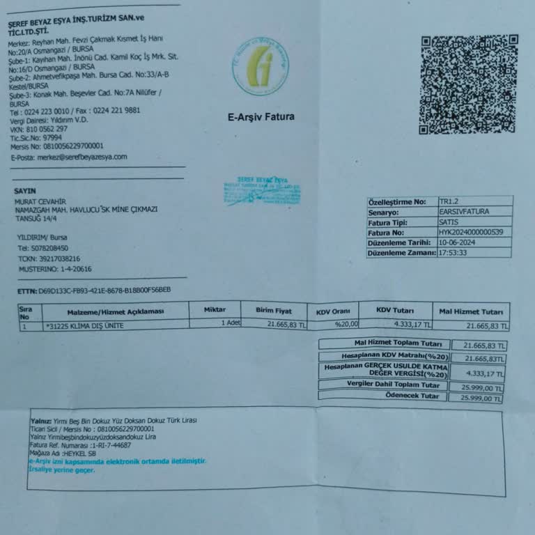 Beko Klima Elektrik Bağlantı Ücreti