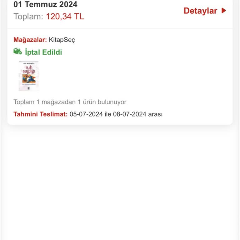 Kitapsec İptal Ettiği Kitabın Parasını Geri Vermiyor
