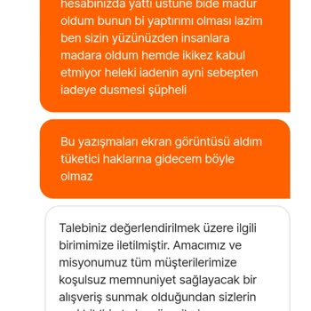 Hepsiburada Ürün İade Düşürme