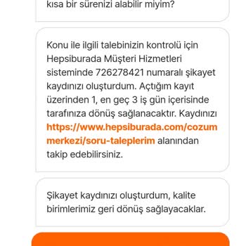Hepsiburada Ürün İade Düşürme