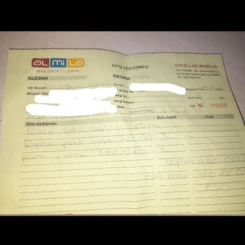 Almila Mobilya Gebze Şubesi Müşteri Memnuniyetsizliği