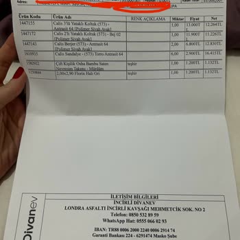 Divanev Tarafından 4 Aydır Siparişim Teslim Edilmiyor!