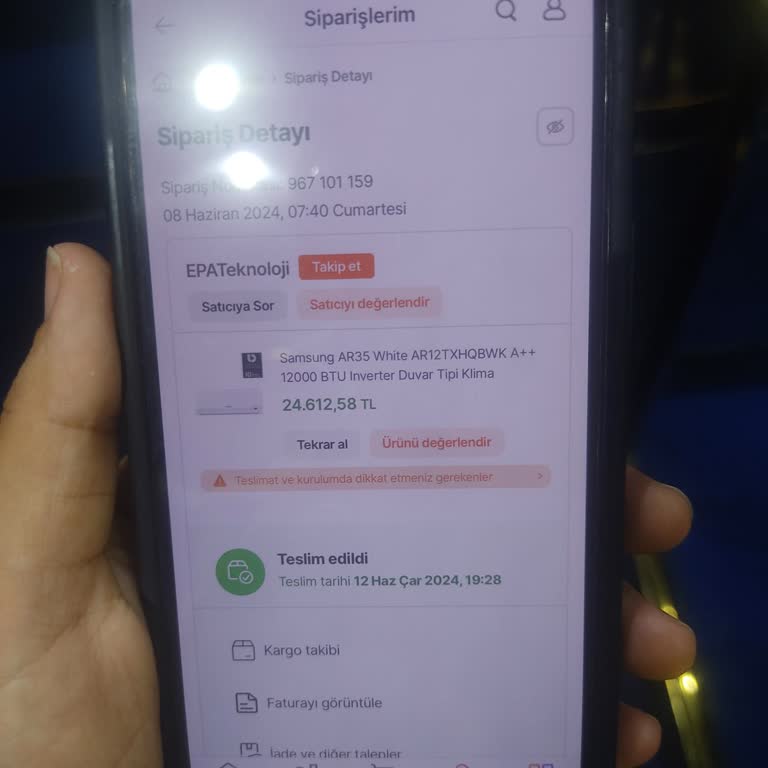 Samsung Klima Kurulumu İçin Bir Ay Olacak Randevu Vermiyor