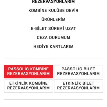 Passolig Kombinem Rezervasyonda Gözükmüyor