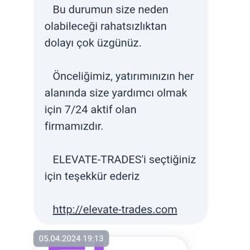 Elevate Trades Diye Bir Site