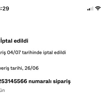 Bershka Almış Olduğum Ürünleri Benden Habersiz İptal Etti,