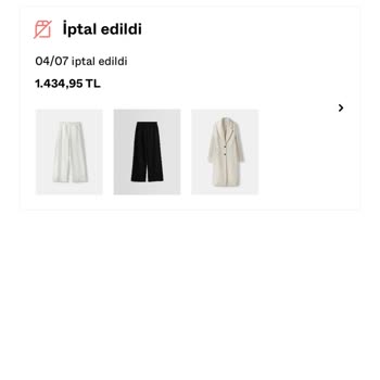 Bershka Almış Olduğum Ürünleri Benden Habersiz İptal Etti,