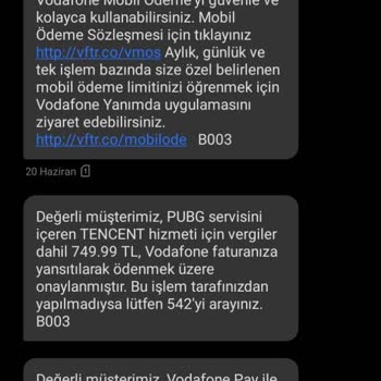 PUBG (Pubgmobile.com) Bilgimiz Dışında Yapılan İşlem Nedeniyle Oluşan Mağduriyet