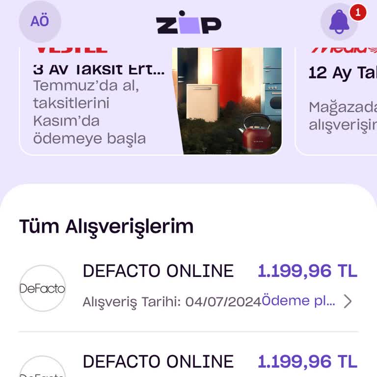 DeFacto İki Kez Para Çekildi