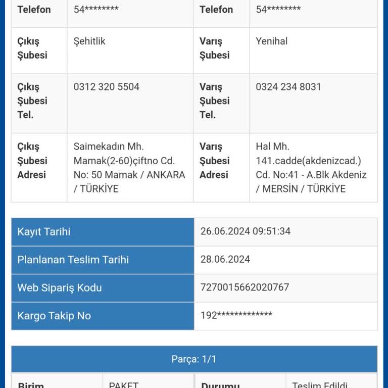 Sürat Kargo Kargom Teslim Edildi Görünüyor Ama Teslim Edilmedi