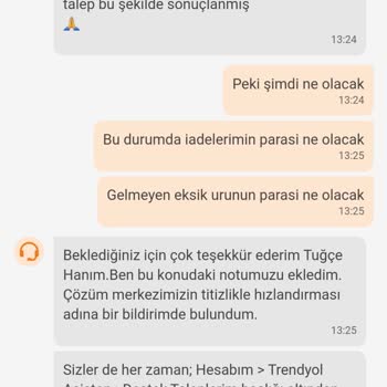 Trendyol Mağduru Param İade Edilmedi