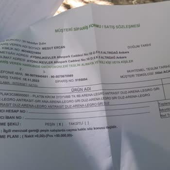 İstikbal Koltuk Takımı Renk Hatası