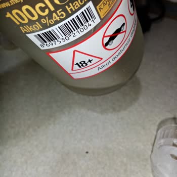 Mey İçki Altın Seri 100 Cl Rakı Tasarım Hatalı Şişe