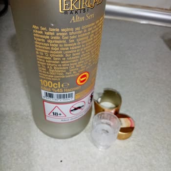 Mey İçki Altın Seri 100 Cl Rakı Tasarım Hatalı Şişe