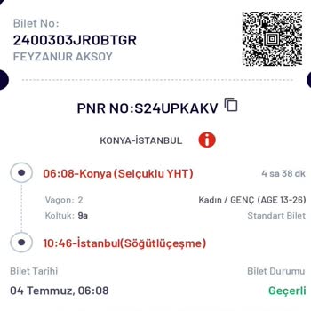 YHT (Yüksek Hızlı Tren) TCDD Bagaj Ücreti Ve Personel Davranışları Hakkında Şikayet