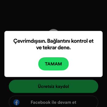 Spotify Hesap Erişim Sağlanmıyor