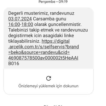 Arçelik Beko Yetkili Servis Gelmiyor
