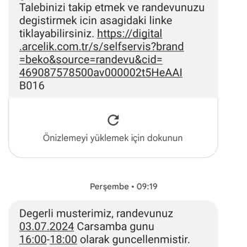 Arçelik Beko Yetkili Servis Gelmiyor