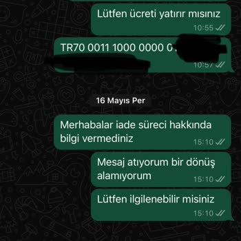 Butik Ponçik Para İadesi Yapmıyor