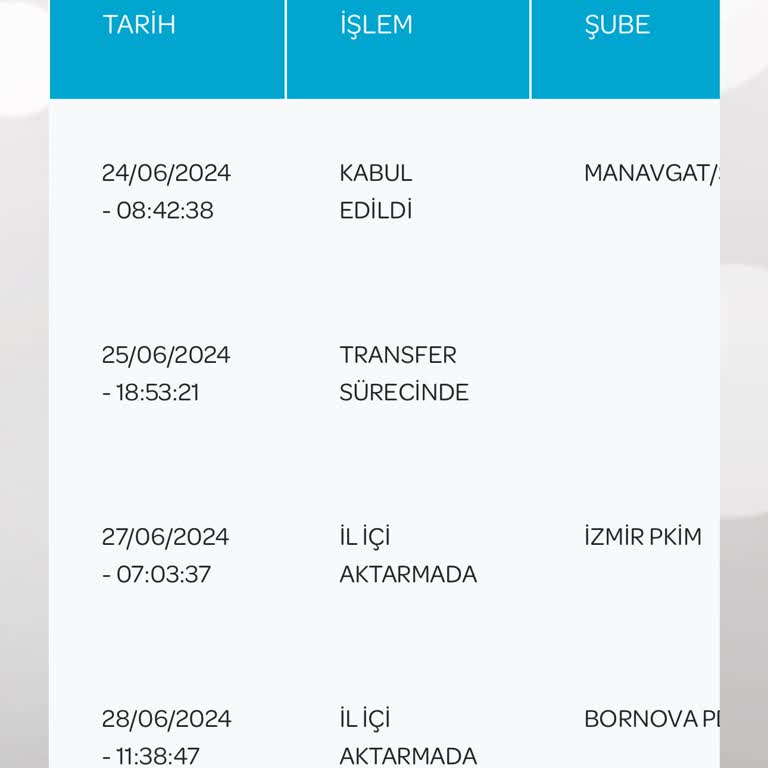 PTT Kargo Bornova PDM Teslim Etmiyor