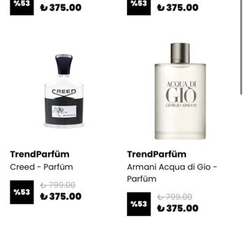 Trendparfum.com Parfüm Siparişi İçin