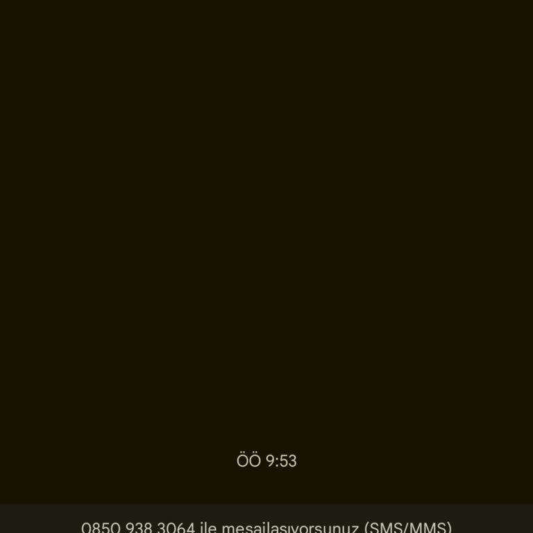 08509383064 Tarafıma Ait Olmayan Giriş Mesajı