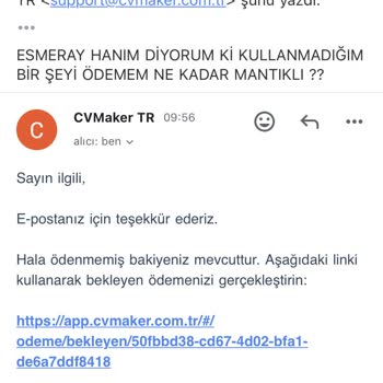 CV Maker Üyelik Ücreti
