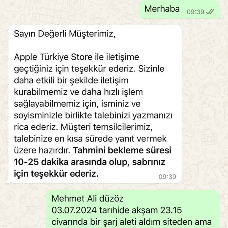 Apple Türkiye Store (appleturkiyestore.com) Apple Türkiye Adlı Sahte Site İade Sorunu