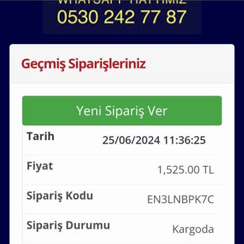 Ege Tepe Etil Alkol Siparişi Verdim 10 Gün Oldu Gelmedi