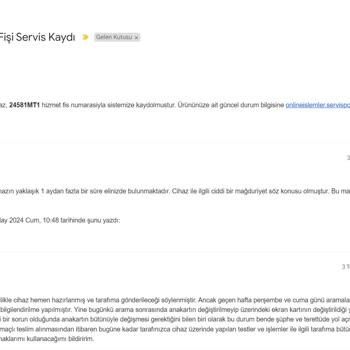 ServisPoint MSI Ve Servis Point Fabrika Hatalı Cihazı Değiştirmiyor.